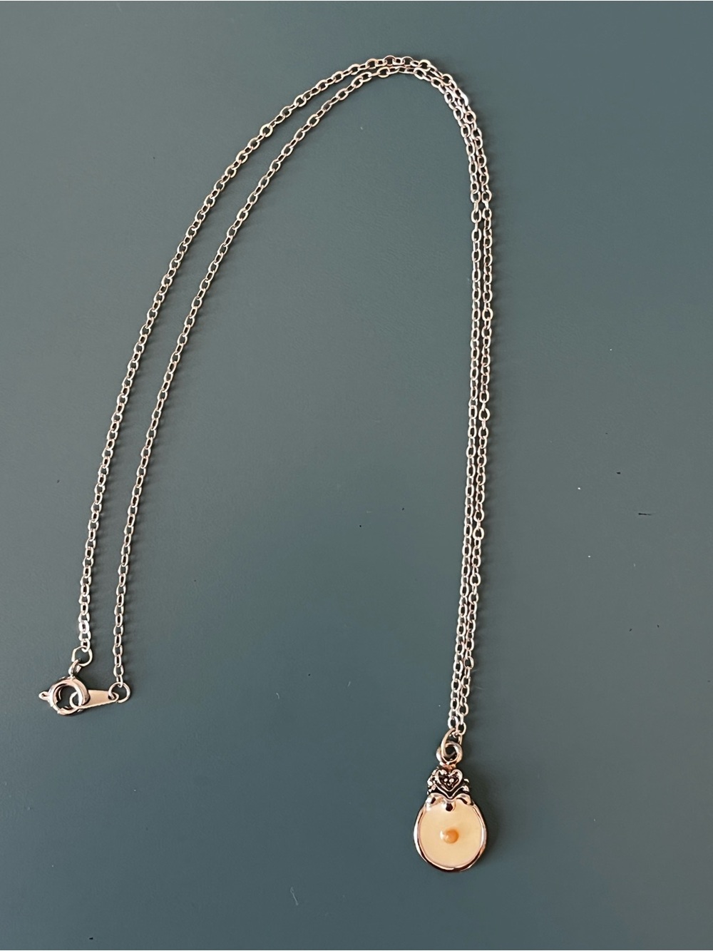 “Faith Like a Mustard Seed” Silver Chain Necklace